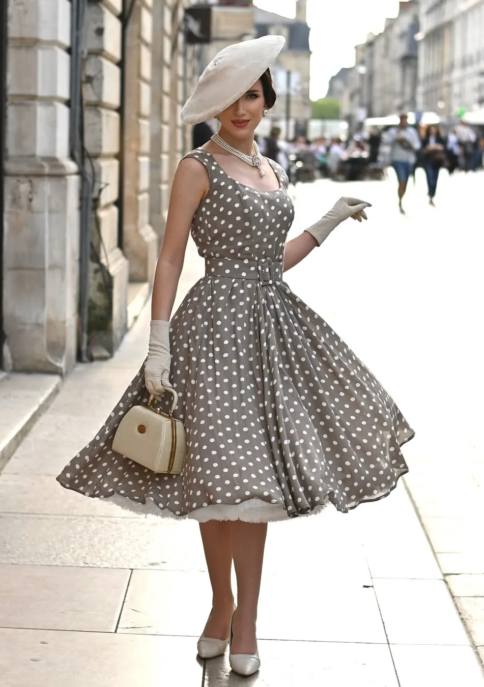 Timeless Elegance Polka Dots and Poise Summer Outfit