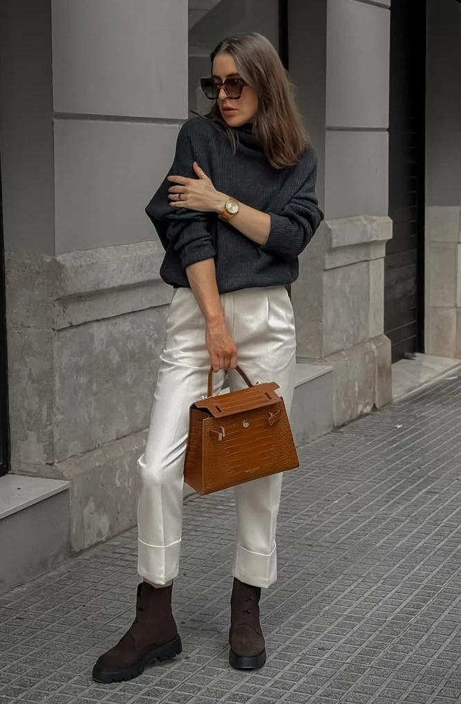 Timeless Neutrals Minimalist Chic Seasonal Outfit
