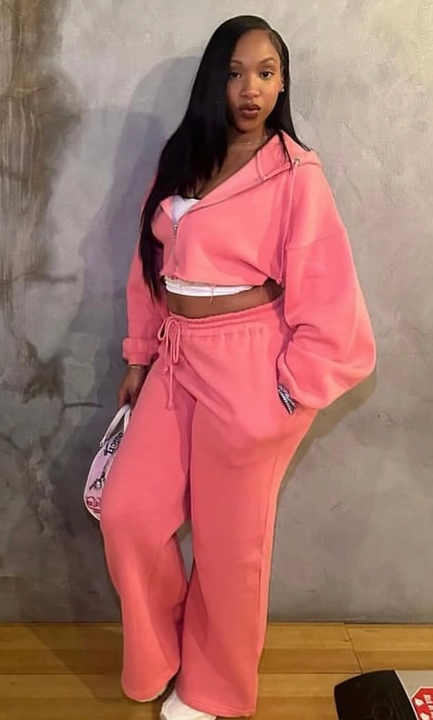 Ultimate Pink Two-Piece for Effortless Travel