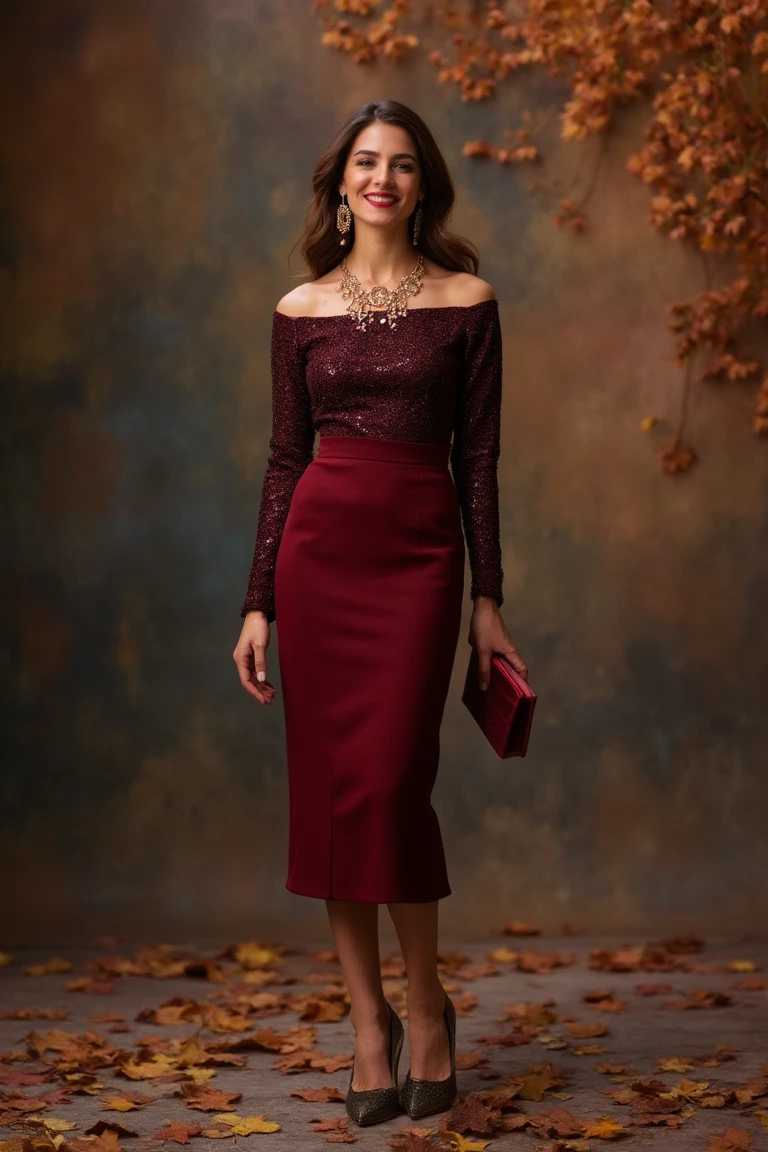 Velvety Olive Seasonal Outfit