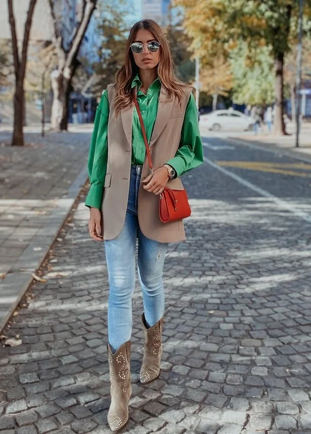 Vibrant Layers Eclectic Seasonal Outfit