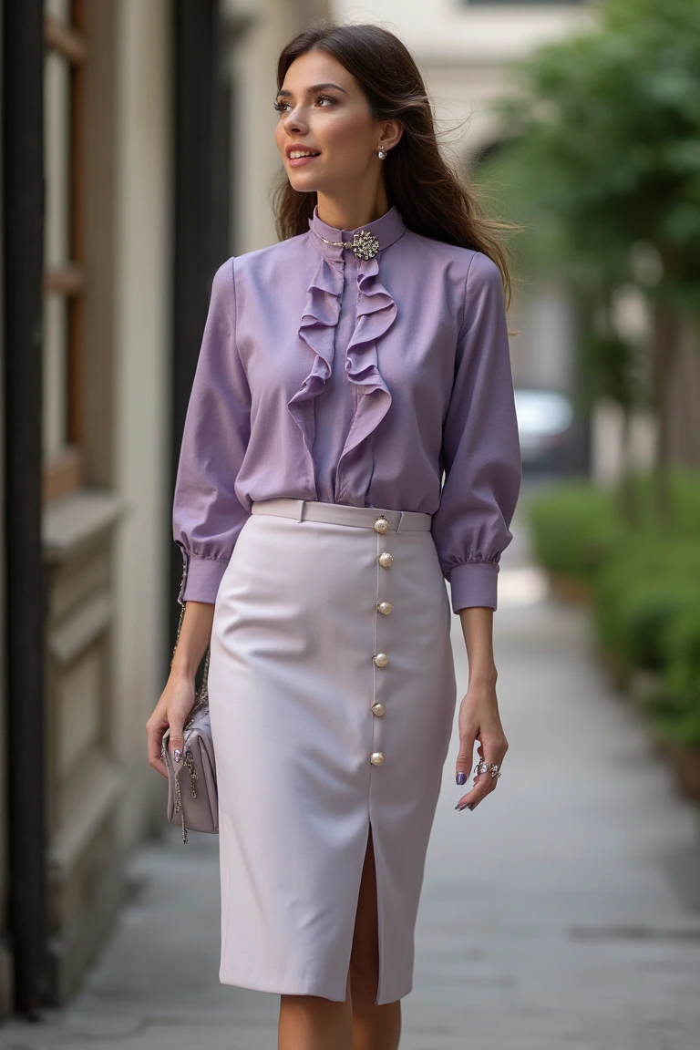 Vision in Lilac and Grey