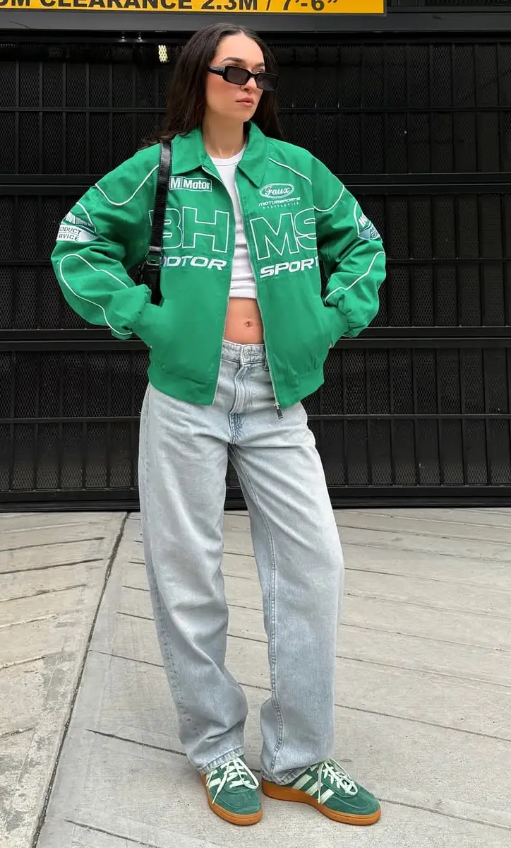 Vivid Green Racing Seasonal Outfit
