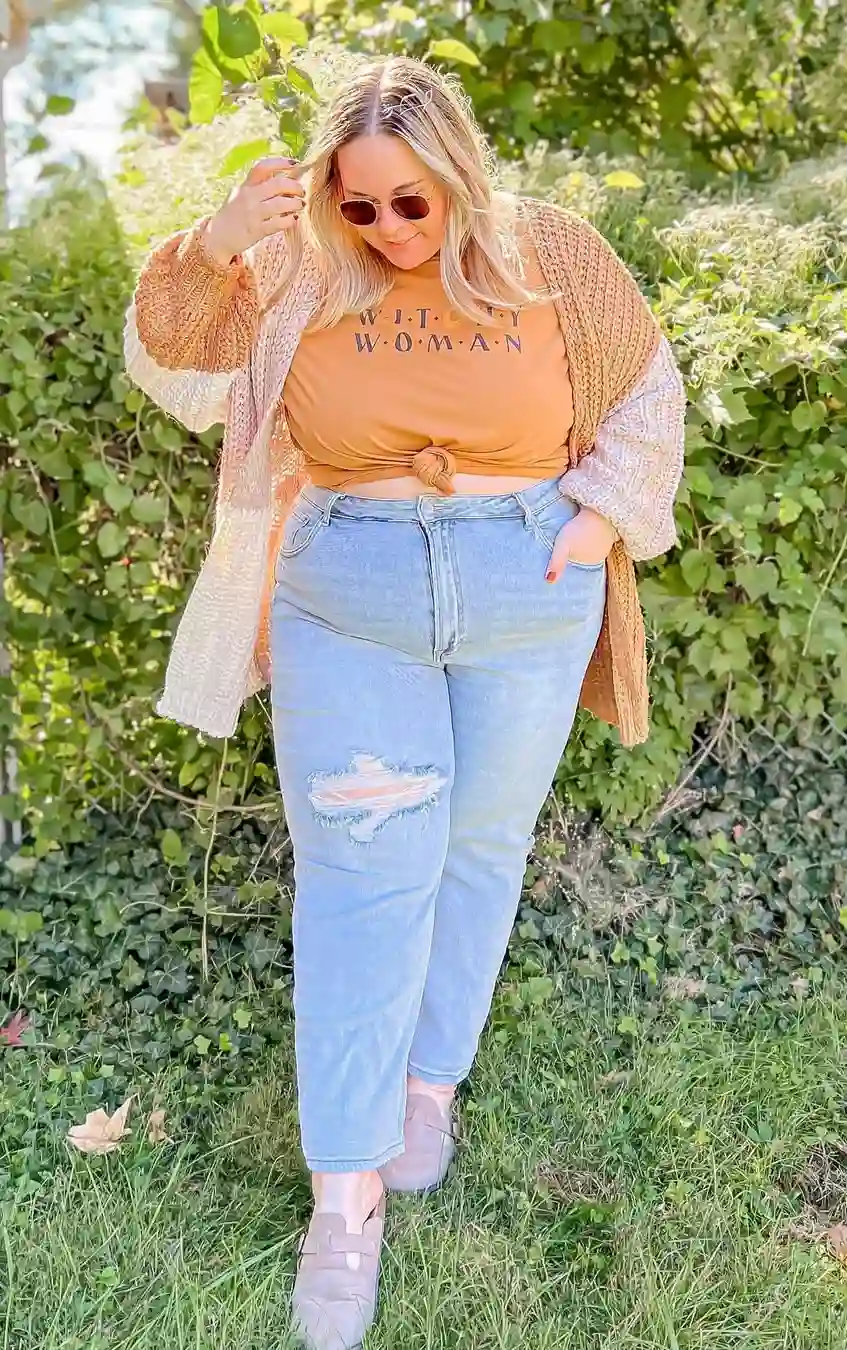 Warm Hues Plus Size Fall Outfit Inspiration