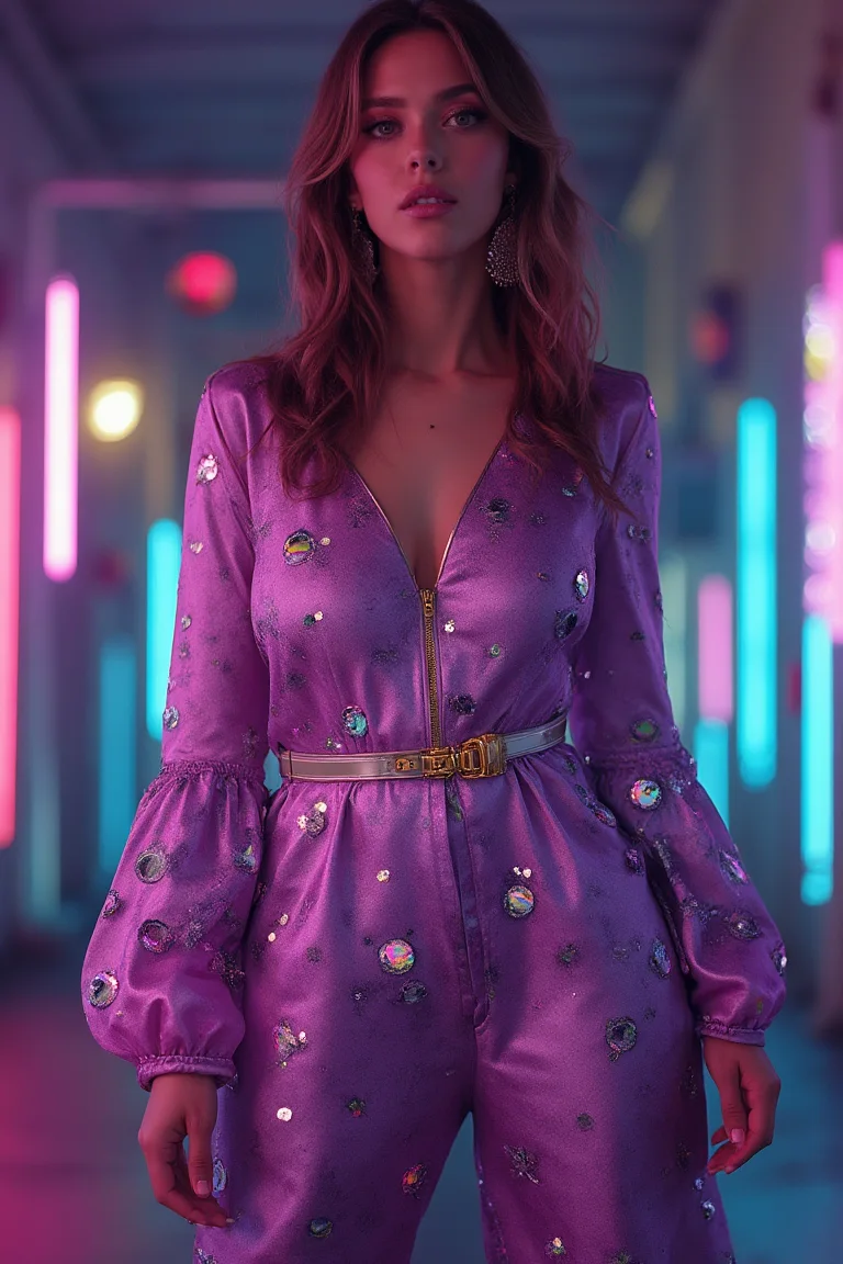 Whimsical & Modern Disco Jumpsuit