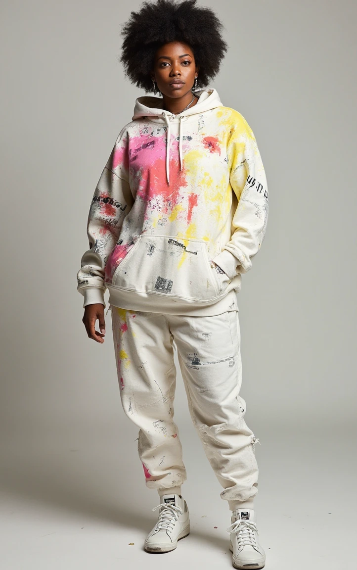 A Painted Canvas Sweatsuit