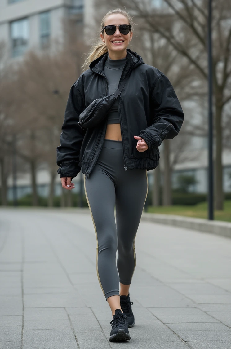 A Versatile Jogging Outfit for City Streets