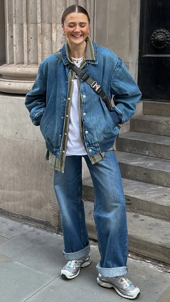 Art of Layered Denim for Women