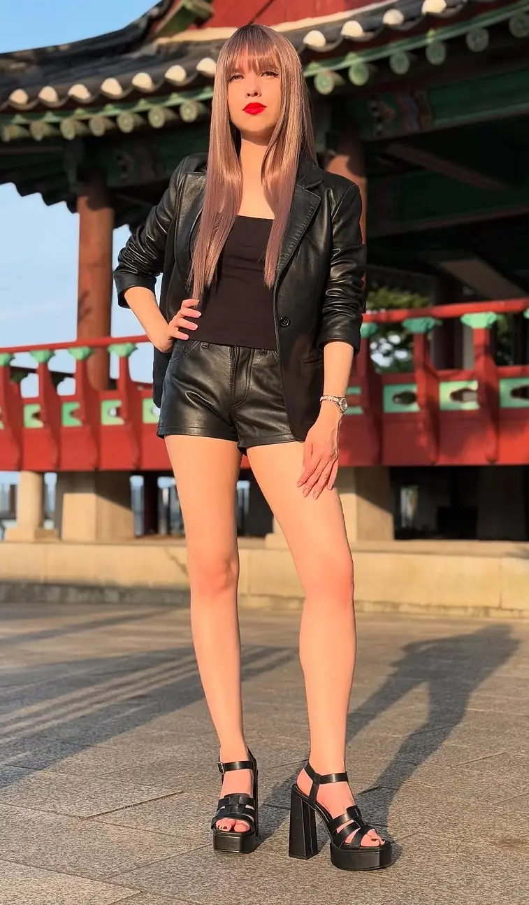 Bold Black Elegance A Summer Outfit