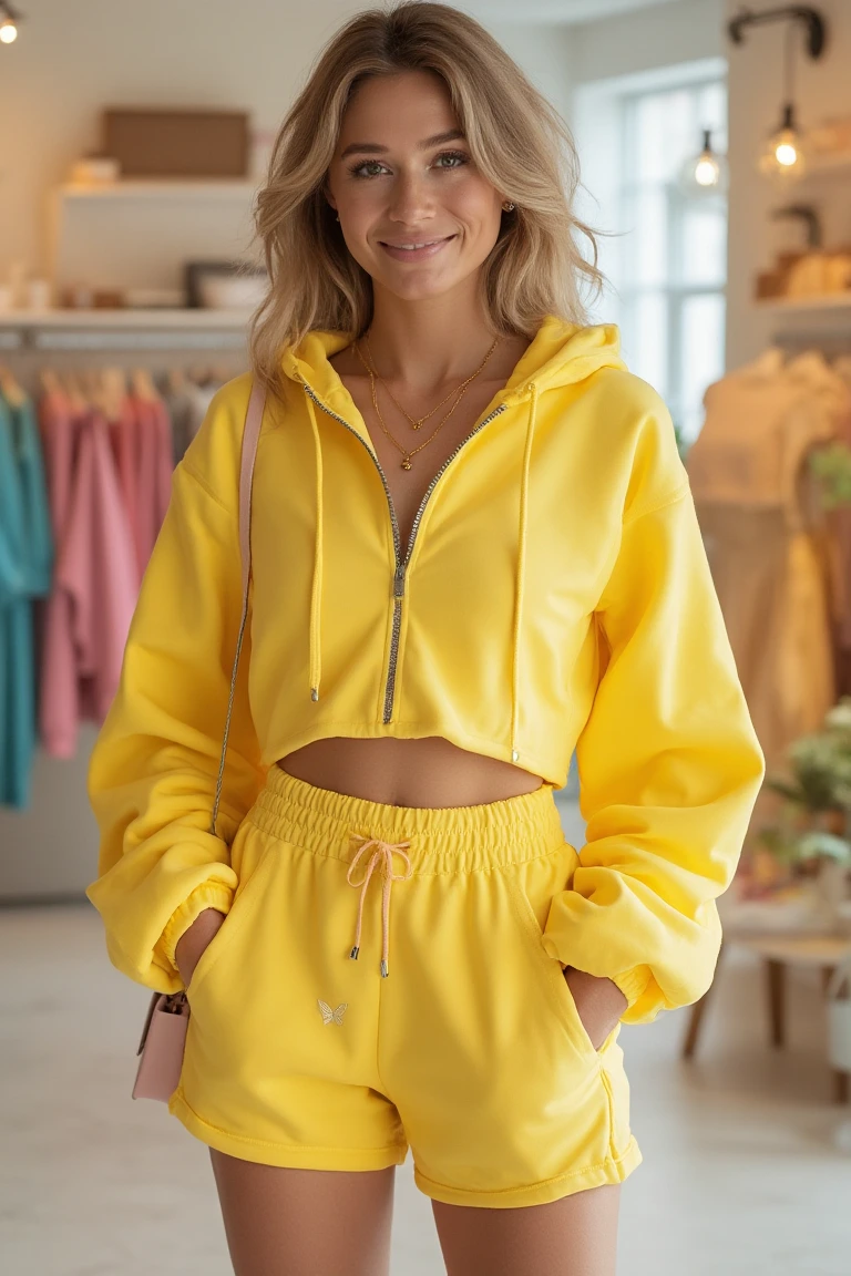 Cheerful Yellow Summer Set