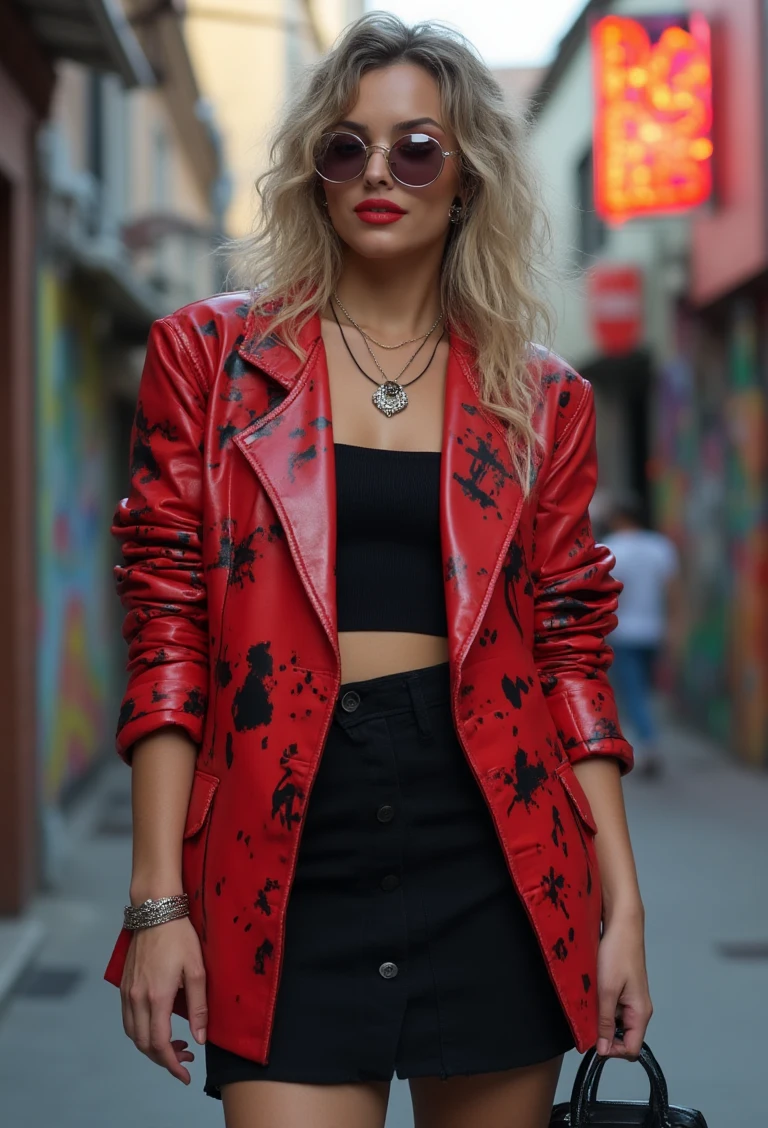 Classic Leather Jacket Seasonal Outfit