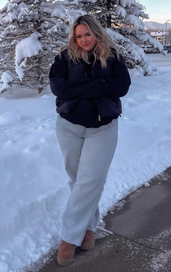 Cozy Elegance Winter Outfits for Curvy Women