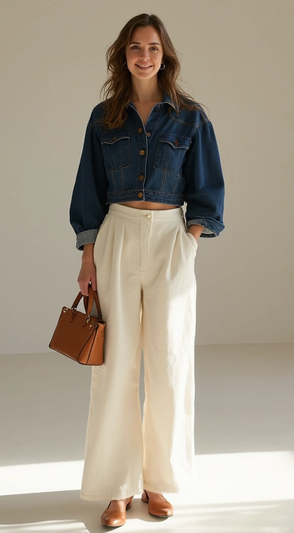 Cropped Denim for Elevated Casual