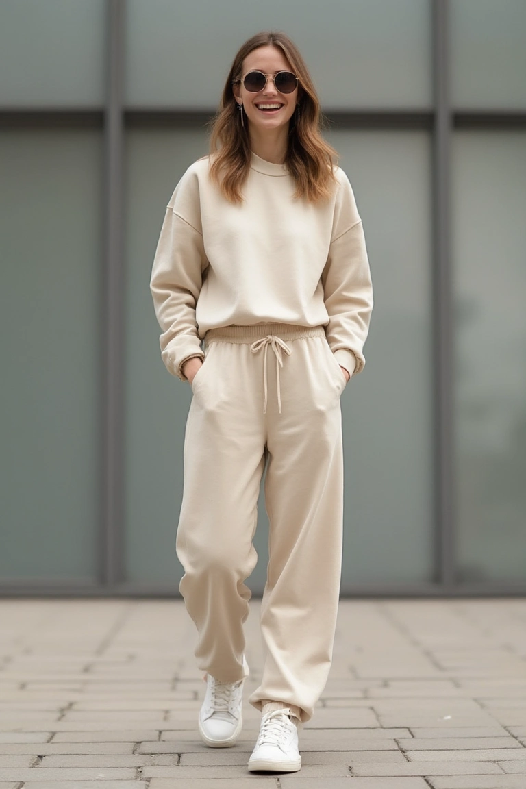Neutral Glow Urban Charm Seasonal Outfit