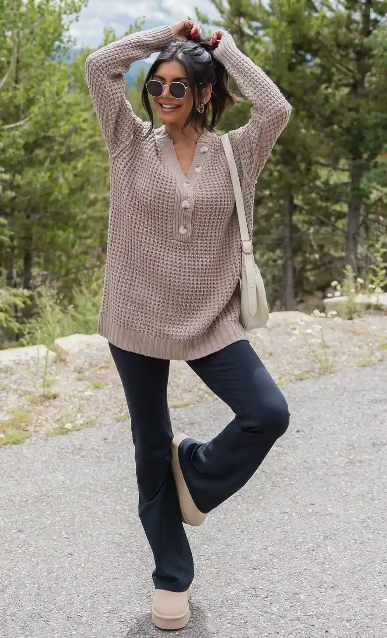 Neutral Serenity Fall Sweater Outfit Inspiration