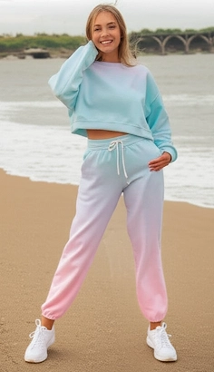 Ombre Ocean Breeze Ultimate Summer Gym Outfit