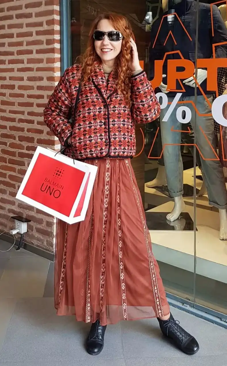 Patterned Warmth Smart Casual Winter Outfits