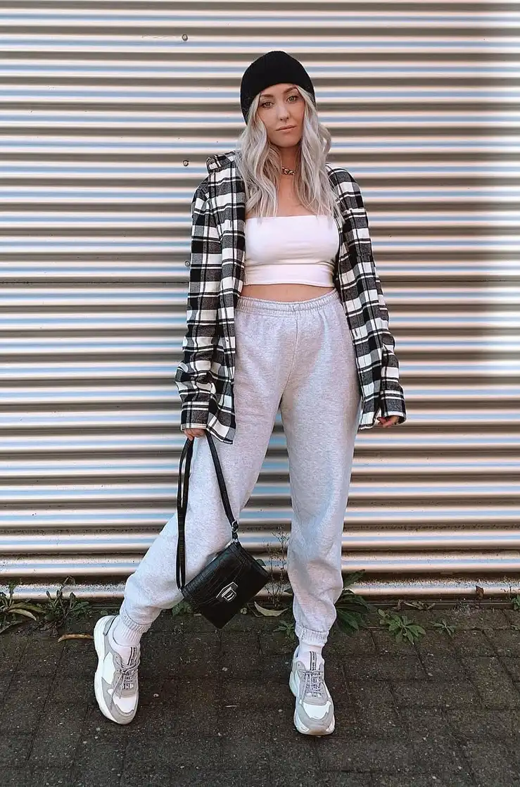 Plaid Fusion Street Cred Seasonal Outfit Layers