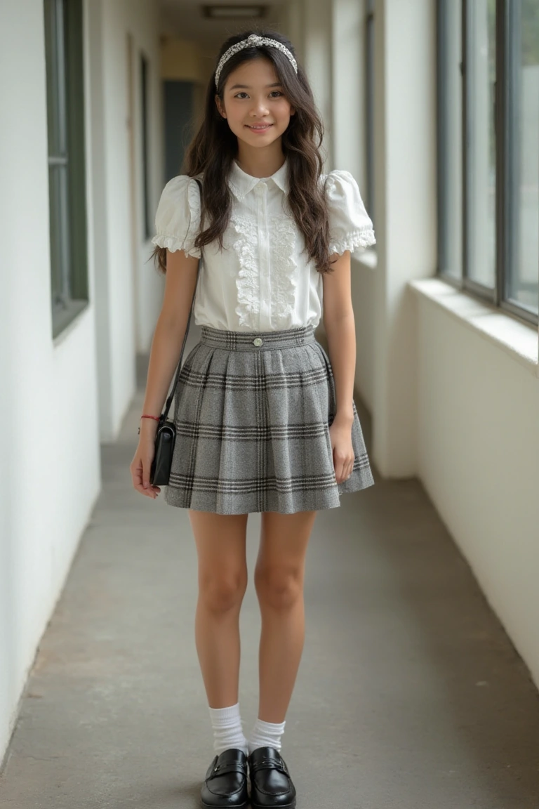 Preppy Plaid Elegance Classy Teen School Outfits