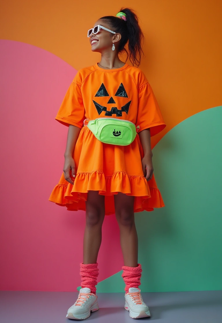 Retro & Radiant Playful Pumpkin Style