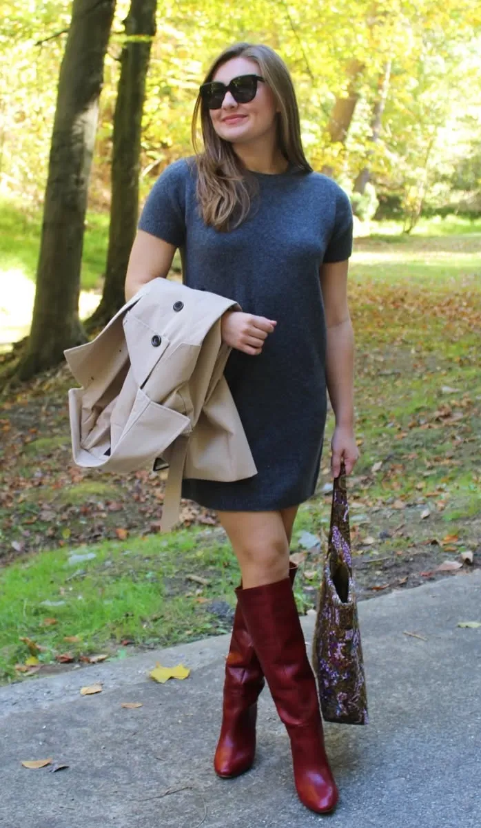 Rich Layering Fall Sweater Outfit Inspiration