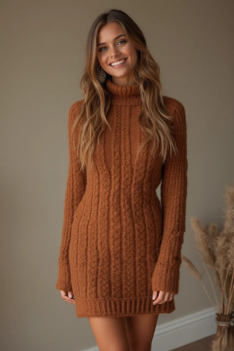 Rustic Elegance Fall Sweater Outfit Inspiration