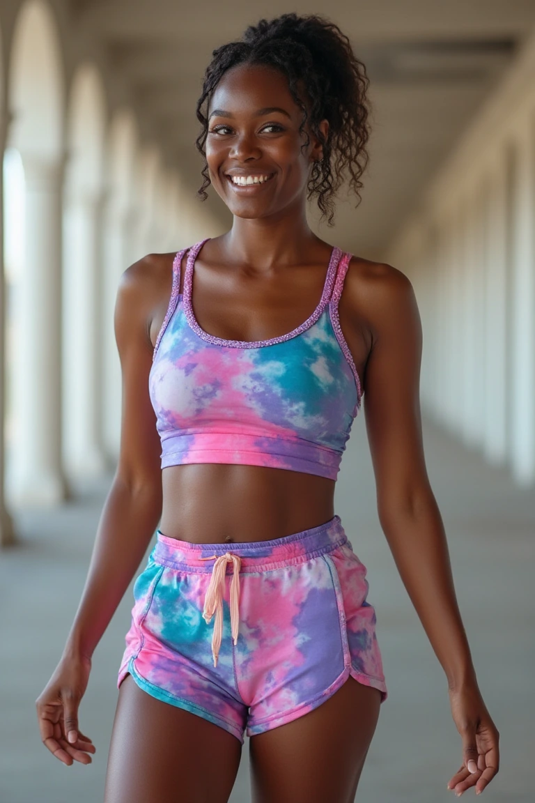 Summer Crop Top Set for Black Women