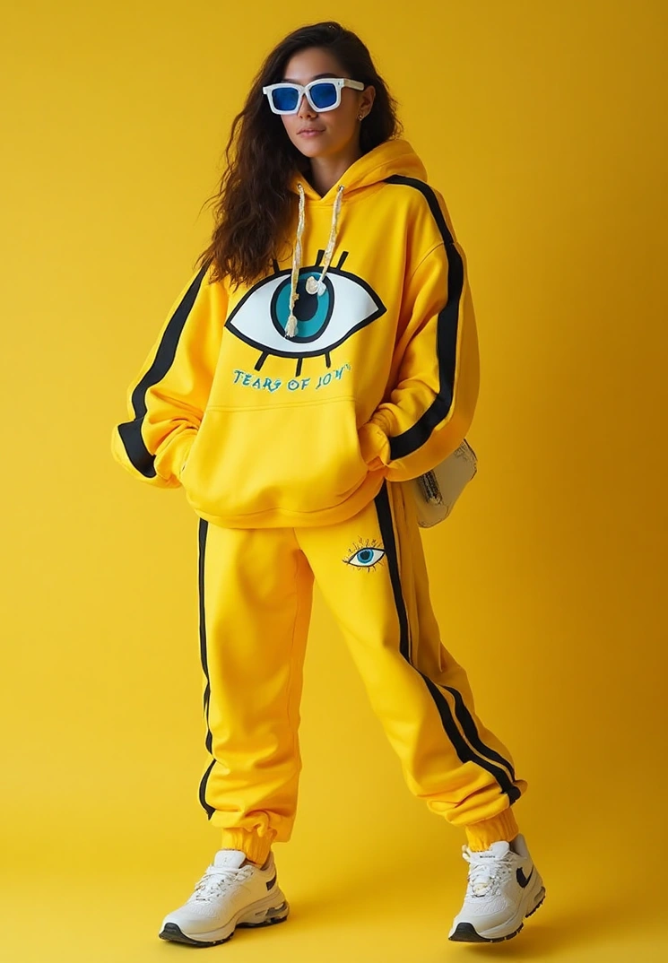 The Bold Graphic Sweat Suit Trend