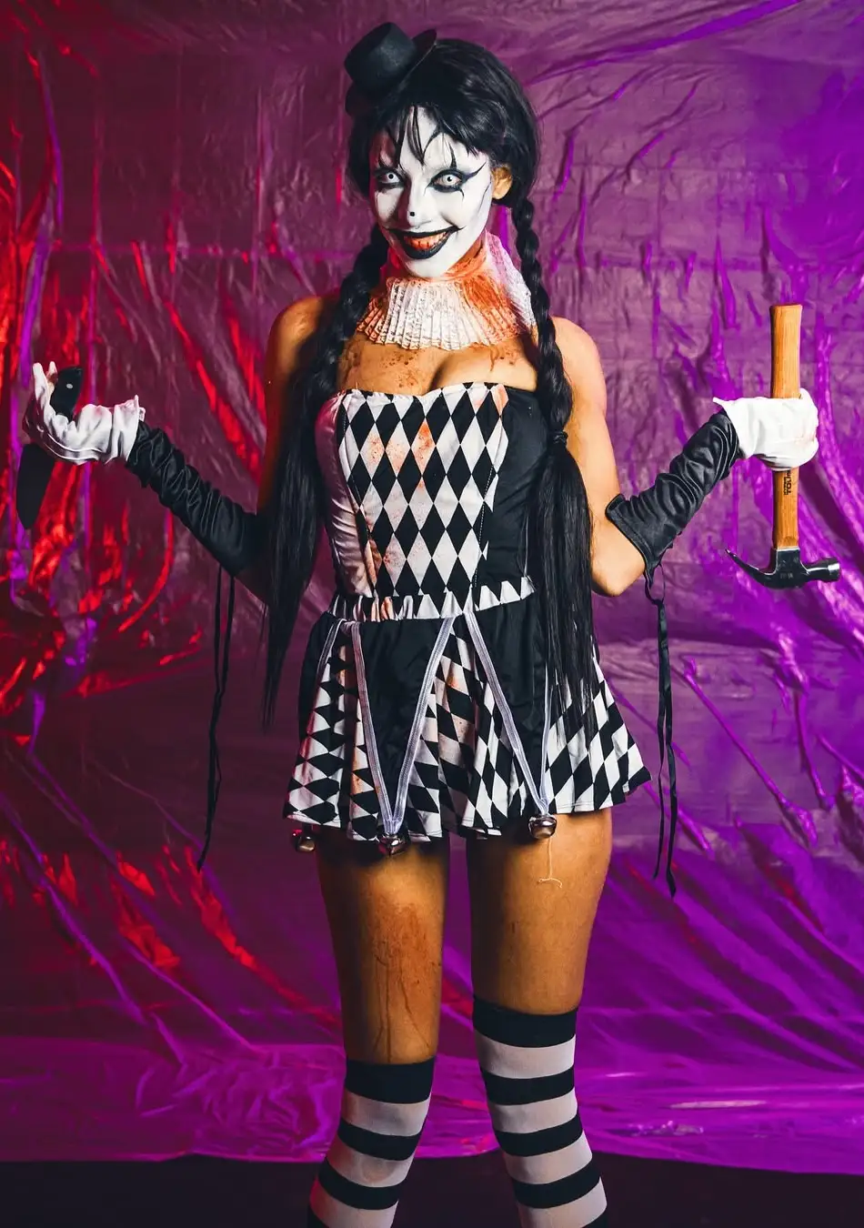 Twisted Harlequin Halloween Ensemble