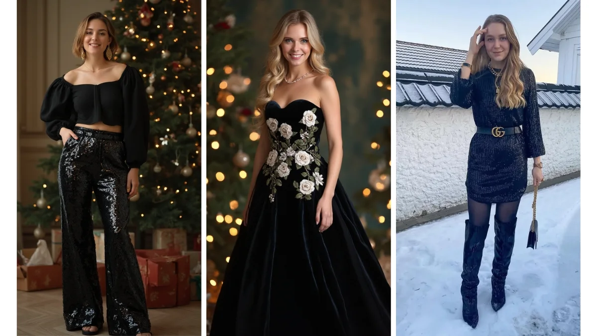 Black Christmas Outfit Ideas