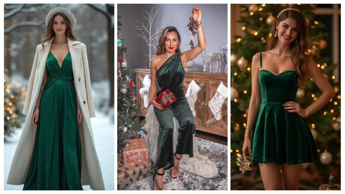 Green Christmas Outfit Ideas