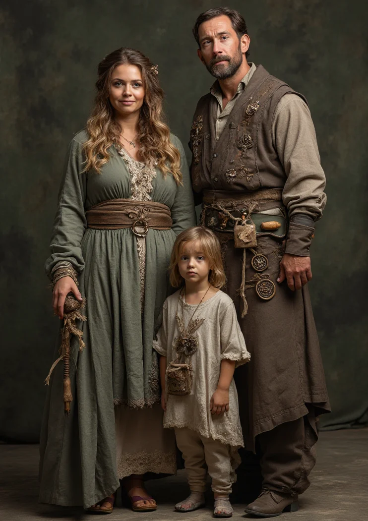 A Medieval Fantasy Family