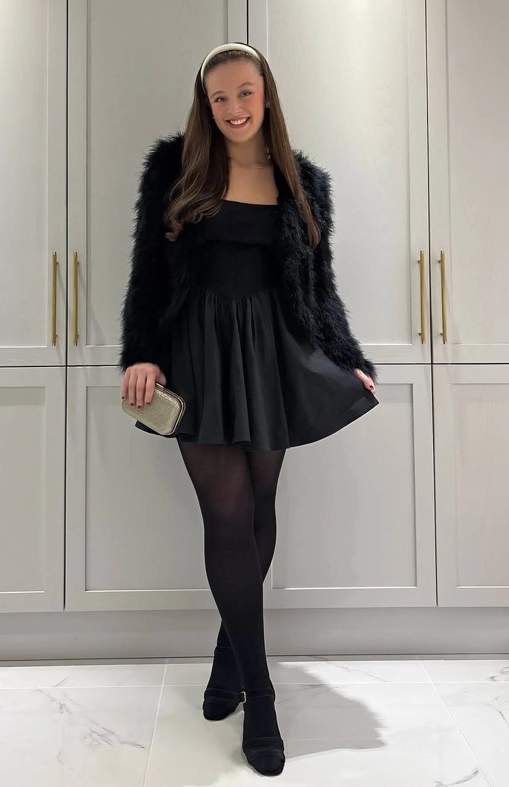 Black Elegance Festive Charm Seasonal Outfits