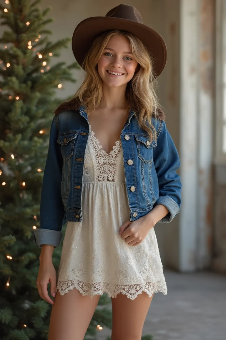 Bohemian Elegance Christmas Seasonal Outfit