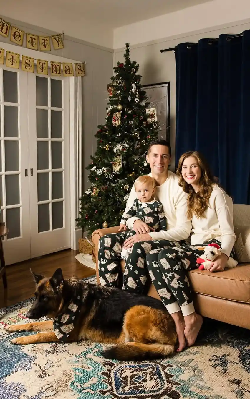 Cozy Patterns Playful Seasonal Outfits for Family Christmas