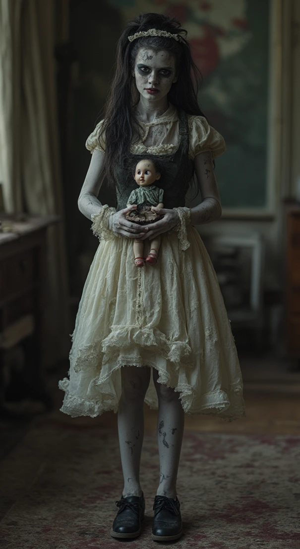 Creepy Porcelain The Undead Doll's Lament