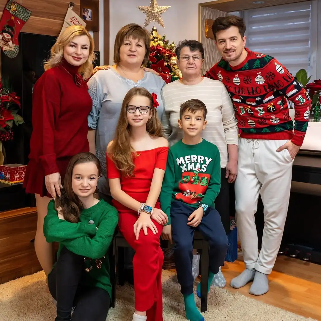 Festive Cheer Vibrant Seasonal Outfits for Family Christmas
