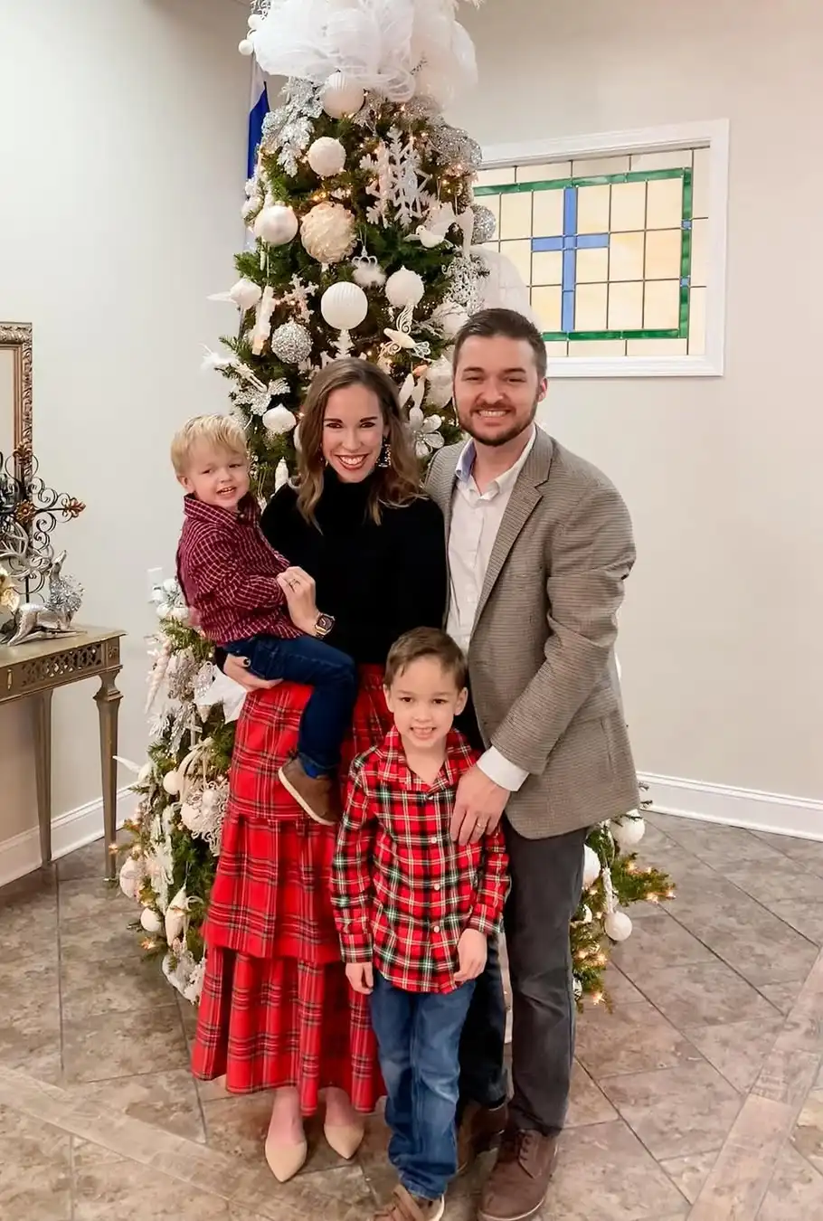 Festive Flair Colorful Seasonal Outfits for Family Christmas