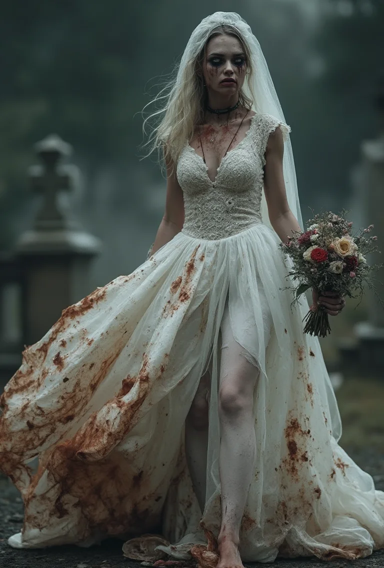 Haunted Vows An Undead Bridal Look