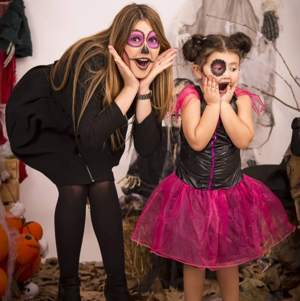 Mother-Daughter Halloween Moment