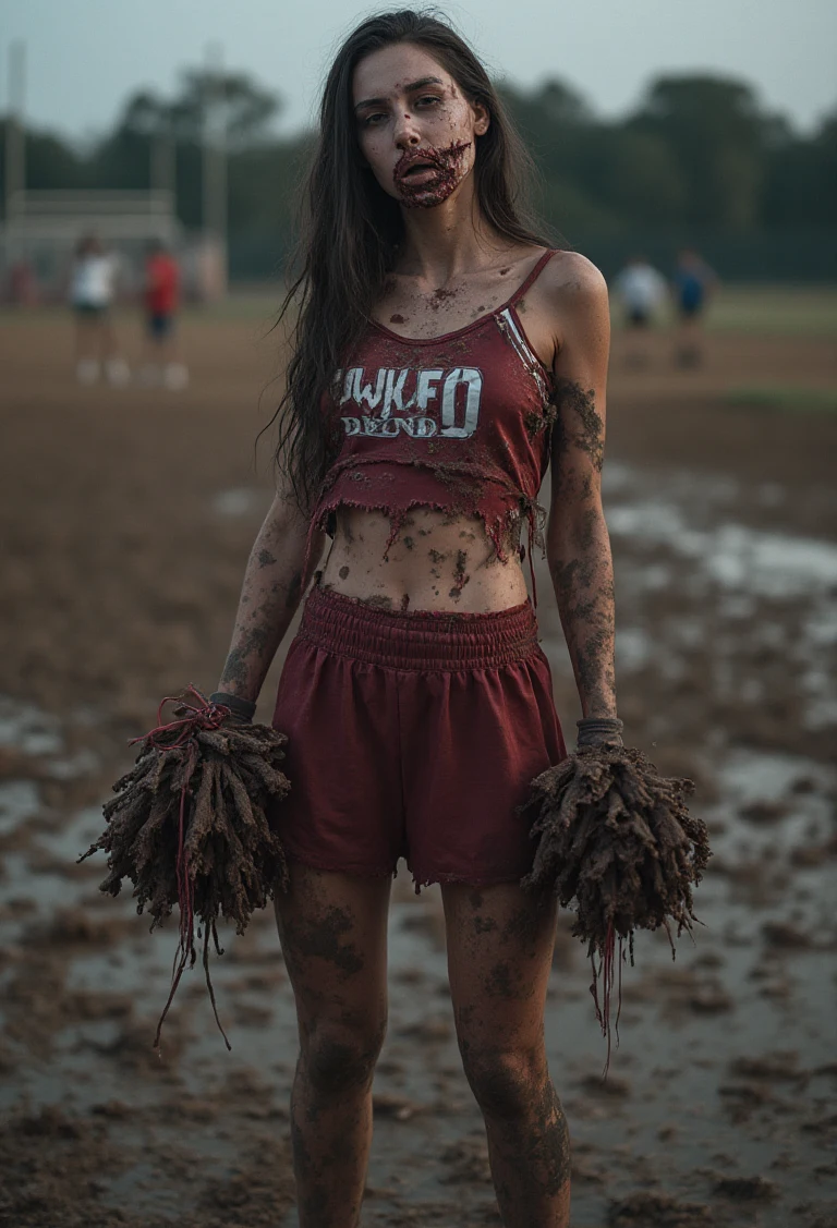 Muddy Mayhem The Post-Apocalyptic Cheerleader