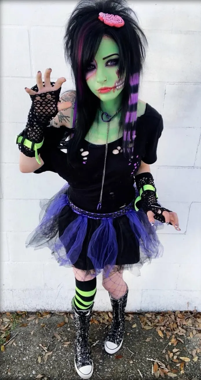 Raver Zombie Chic An Electric Undead Ensemble