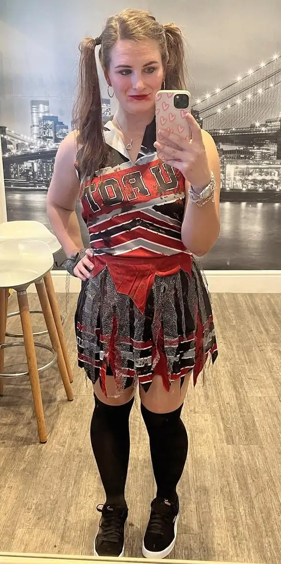 Scarlet Scream The Undead Cheerleader Uniform