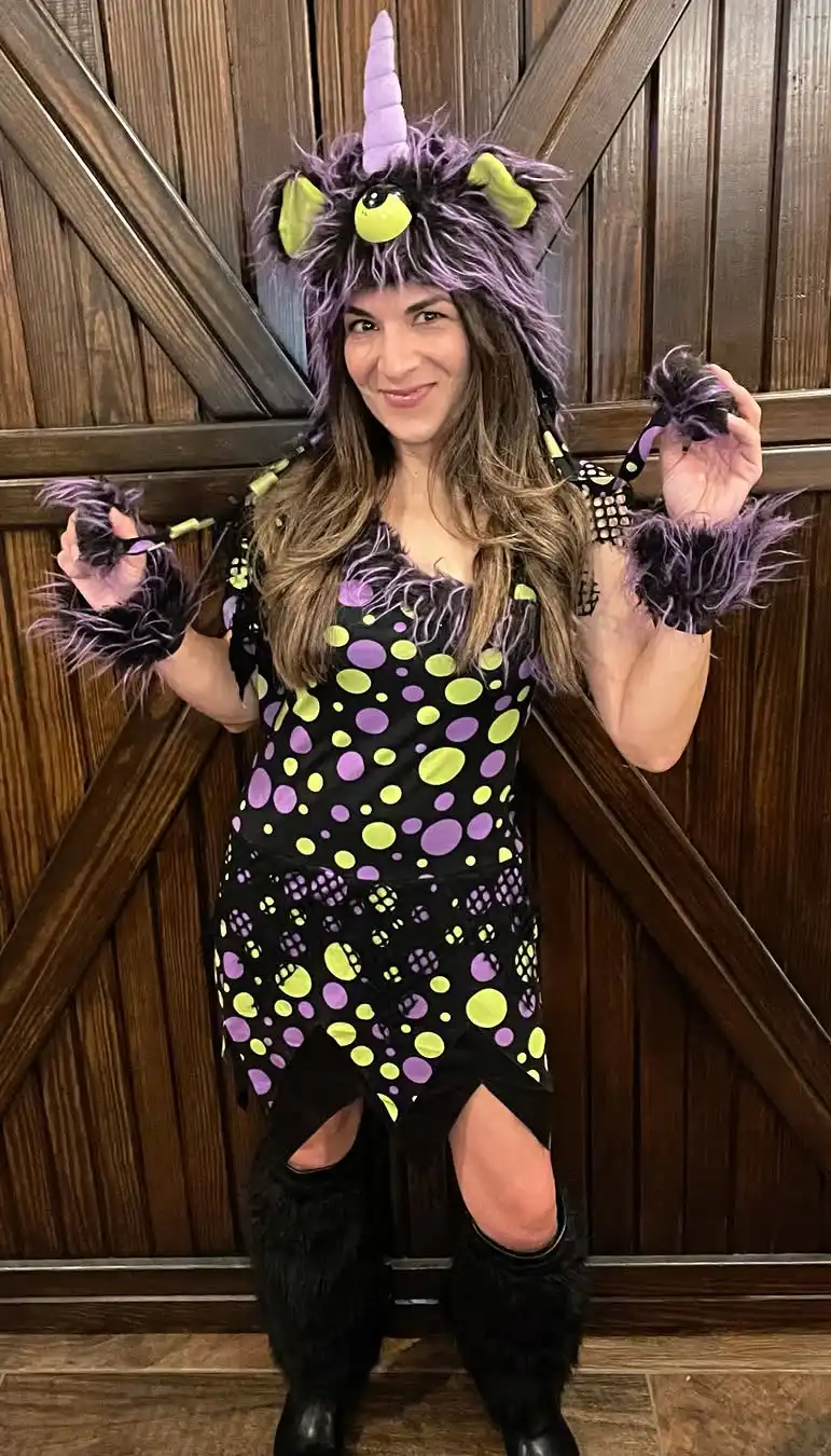 Whimsical Creature Costume with a Playful Edge